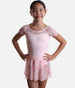 Girls Dance Skirt, Floral Mesh - 5211