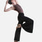 Ballroom Flared Pants with Adjustable Mesh Skirt, Dance Practice Trousers - 5252
