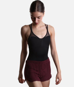 Intermezzo Ippolita High-Waisted Knit Ballet Shorts • 5577