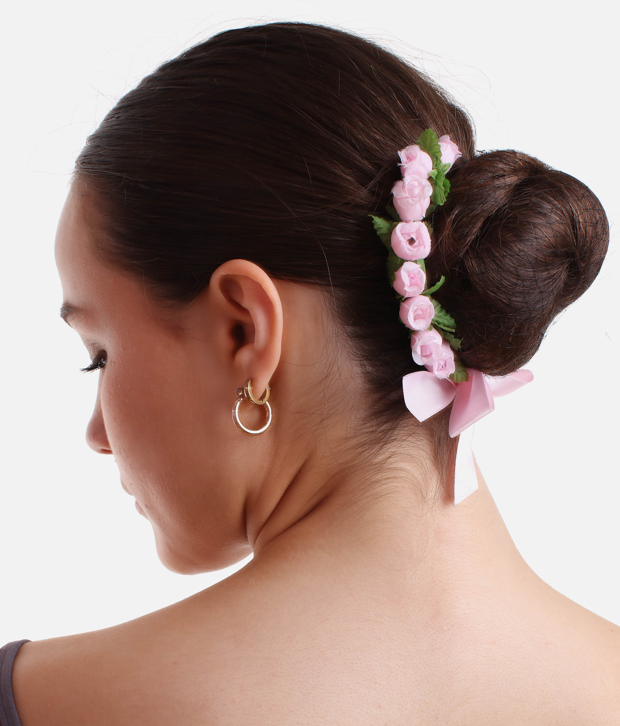 Flower Ballet Bun Wreath - 5614