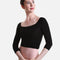 Bamboo Knit Ballet Crop Top - 6620