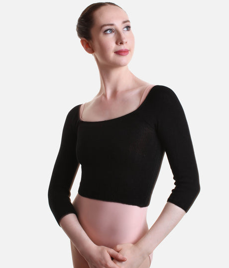 Bamboo Knit Ballet Crop Top - 6620