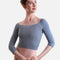 Bamboo Knit Ballet Crop Top - 6620