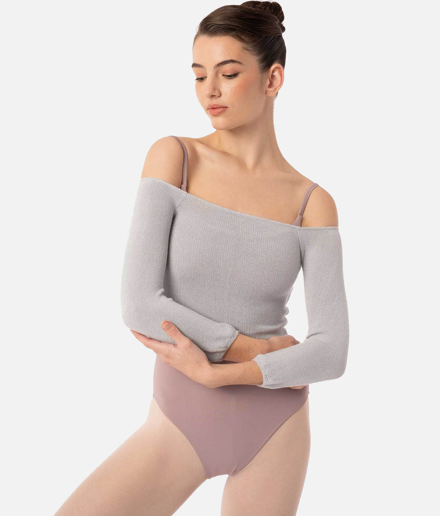 Bamboo Knit Ballet Crop Top - 6620