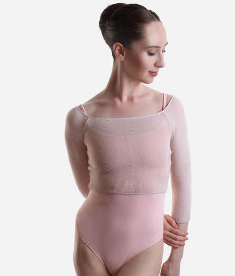 Bamboo Knit Ballet Crop Top - 6620