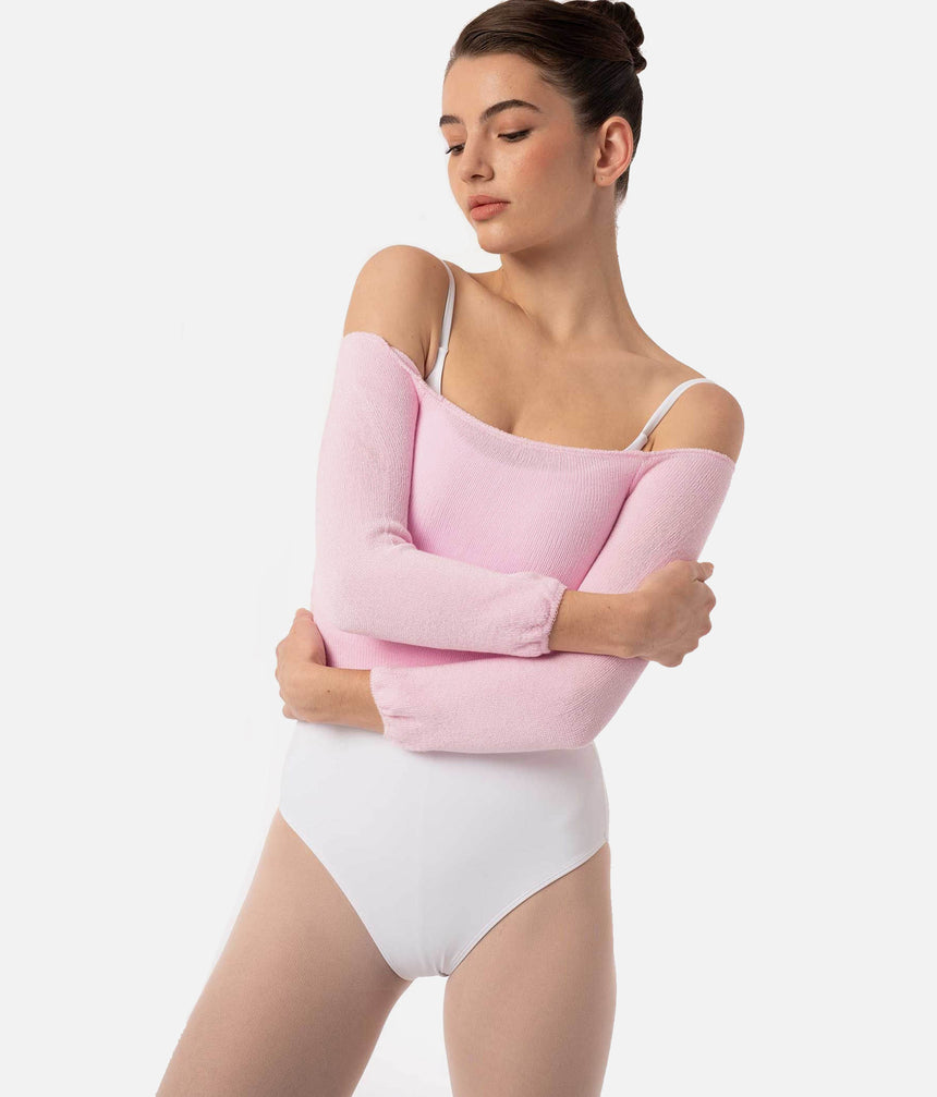 Bamboo Knit Ballet Crop Top - 6620