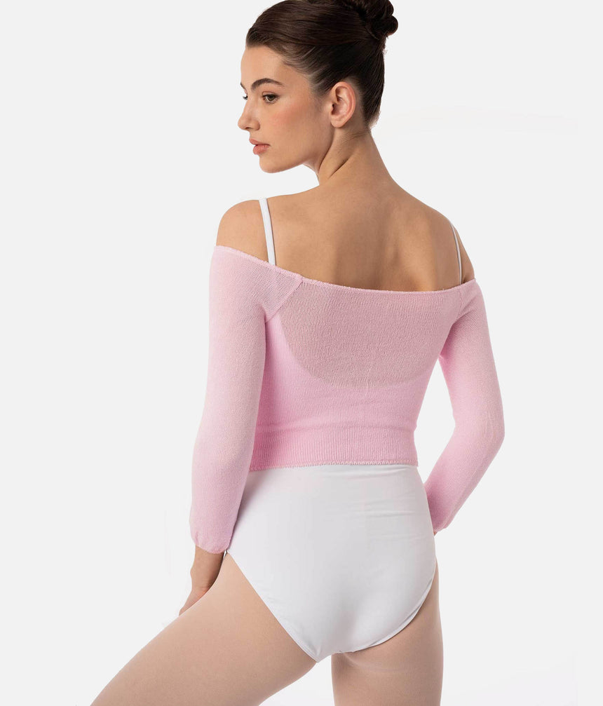 Bamboo Knit Ballet Crop Top - 6620