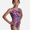 Girl's Sleeveless Gymnastics Leotard, Abstract Vibe - 7822 (EMOTION)