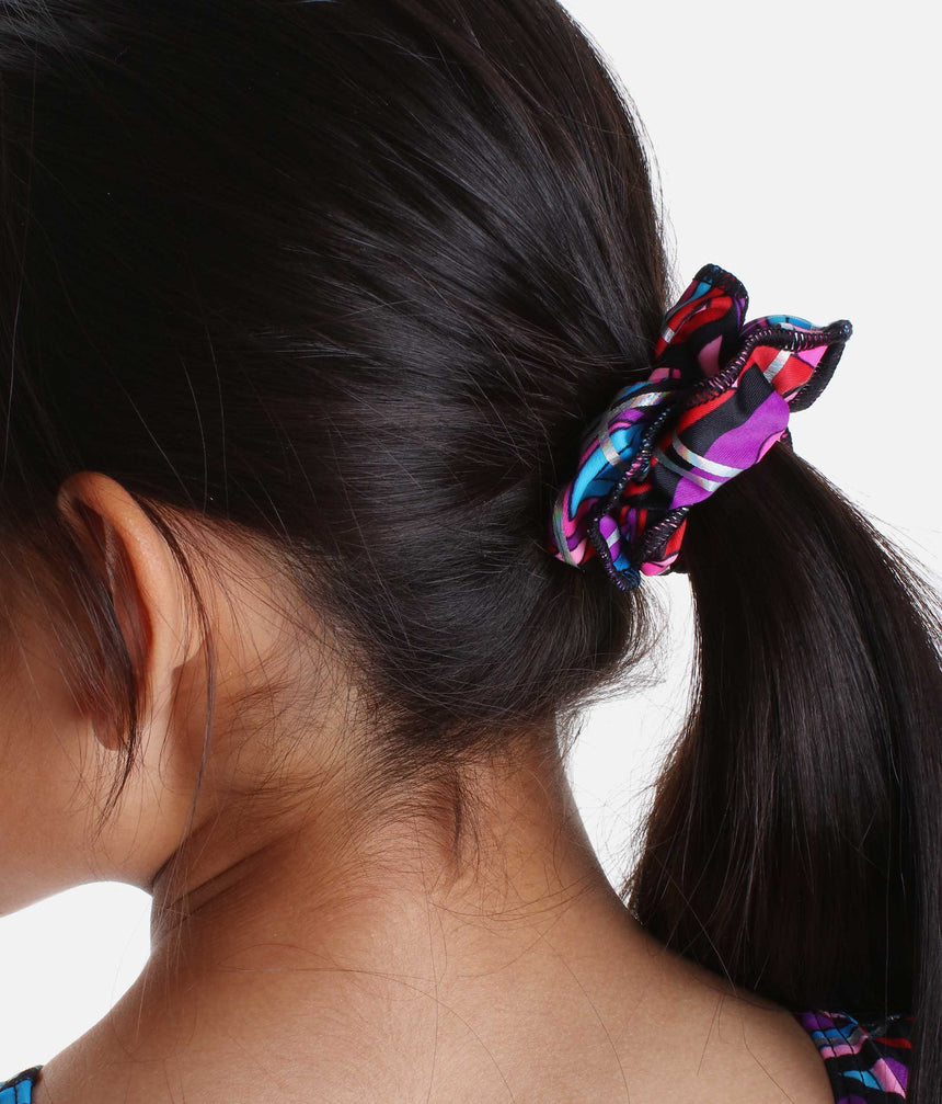 Girl's Sleeveless Gymnastics Leotard, Abstract Vibe - 7822 (EMOTION)