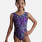 Printed Girl's Gymnastics Leotard - 7822 (COMIC)