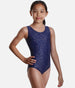 Girl's Sleeveless Gymnastics Leotard, Dreamy Stars - 7822 (SKY)