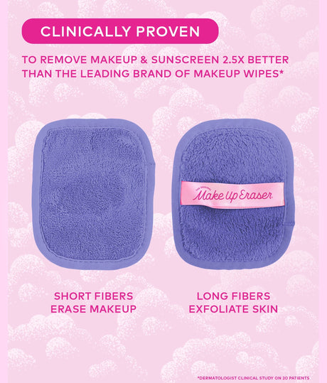 Dewy Glow 7-Day MakeUp Eraser Set, Soft Exfoliating