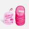 MAKEUP ERASER SET - 7 Mini Pink Wipes for Easy Makeup Removal
