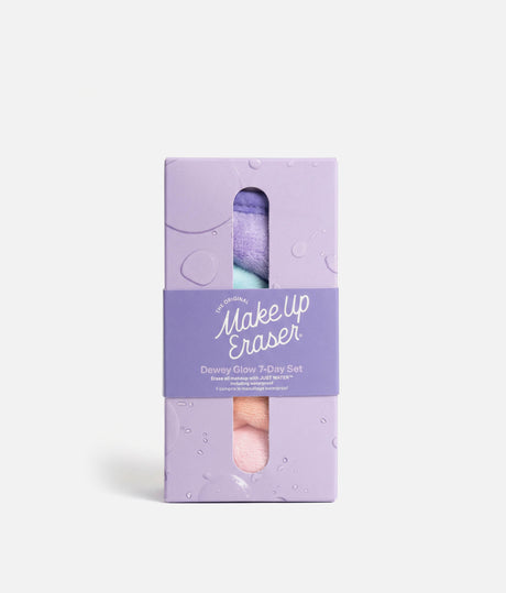 Dewy Glow 7-Day MakeUp Eraser Set, Soft Exfoliating