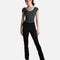Solstice Knit Dance Pants, High-Waist Bootcut Warm-Up Trousers - P80005