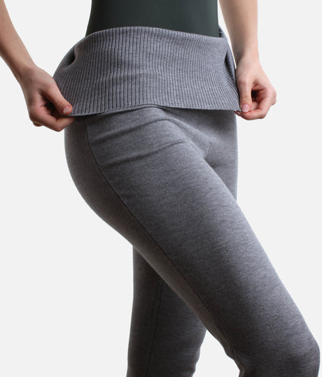 Solstice Knit Dance Pants, High-Waist Bootcut Warm-Up Trousers - P80005