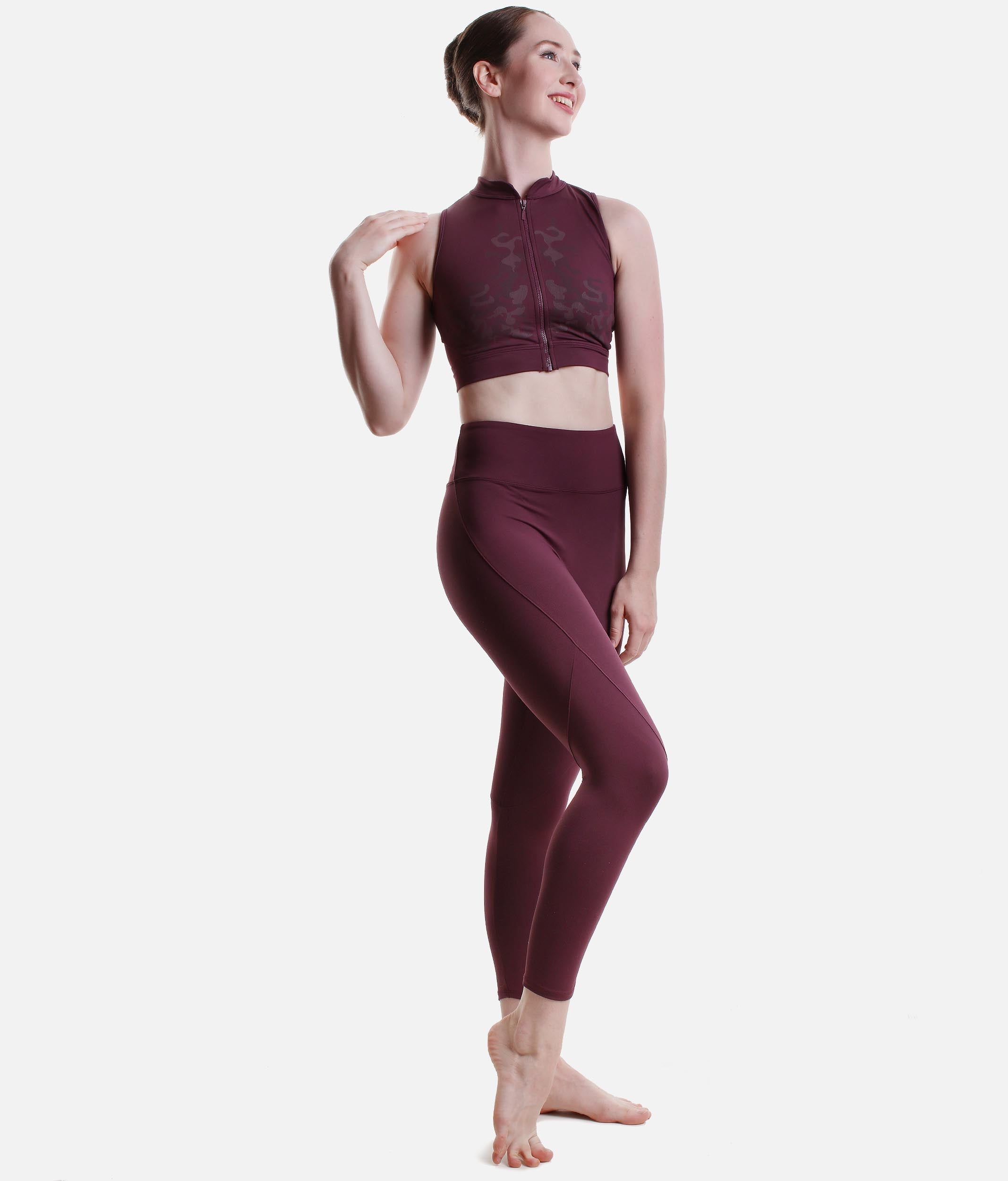 Tiana Panelled 7/8th Leggings - P 9338