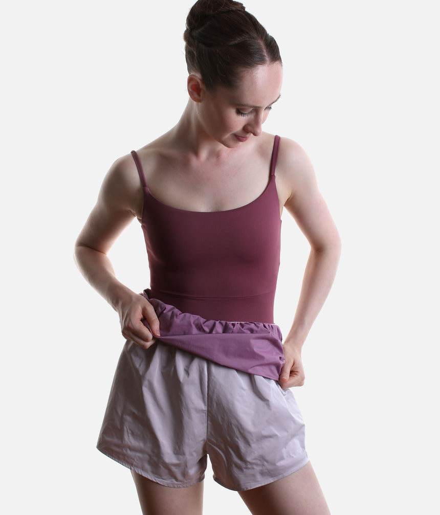 Bullet Pointe Pull-On Micro Romper • Lightweight Ballet Warm-Up