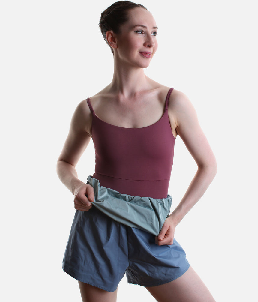 Bullet Pointe Pull-On Micro Romper • Lightweight Ballet Warm-Up