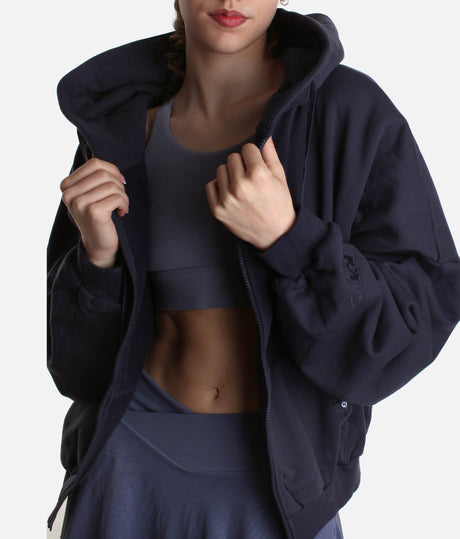 Oversized CLOUD HOODIE, Ultra-Comfy Full-Zip with Pockets