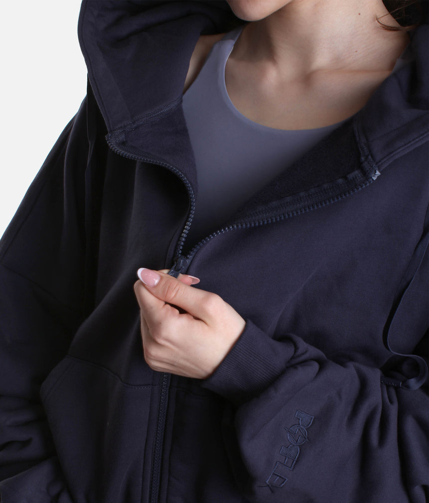 Oversized CLOUD HOODIE, Ultra-Comfy Full-Zip with Pockets