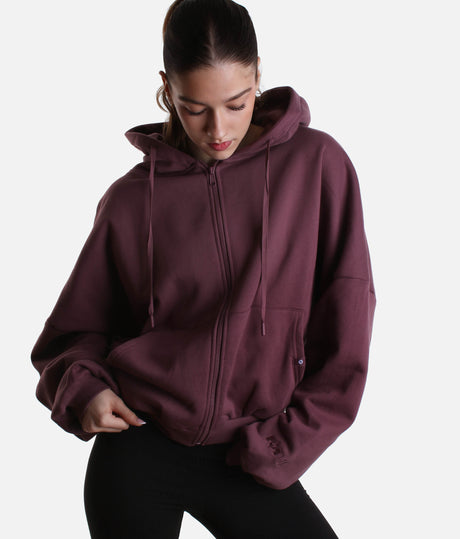 Oversized CLOUD HOODIE, Ultra-Comfy Full-Zip with Pockets