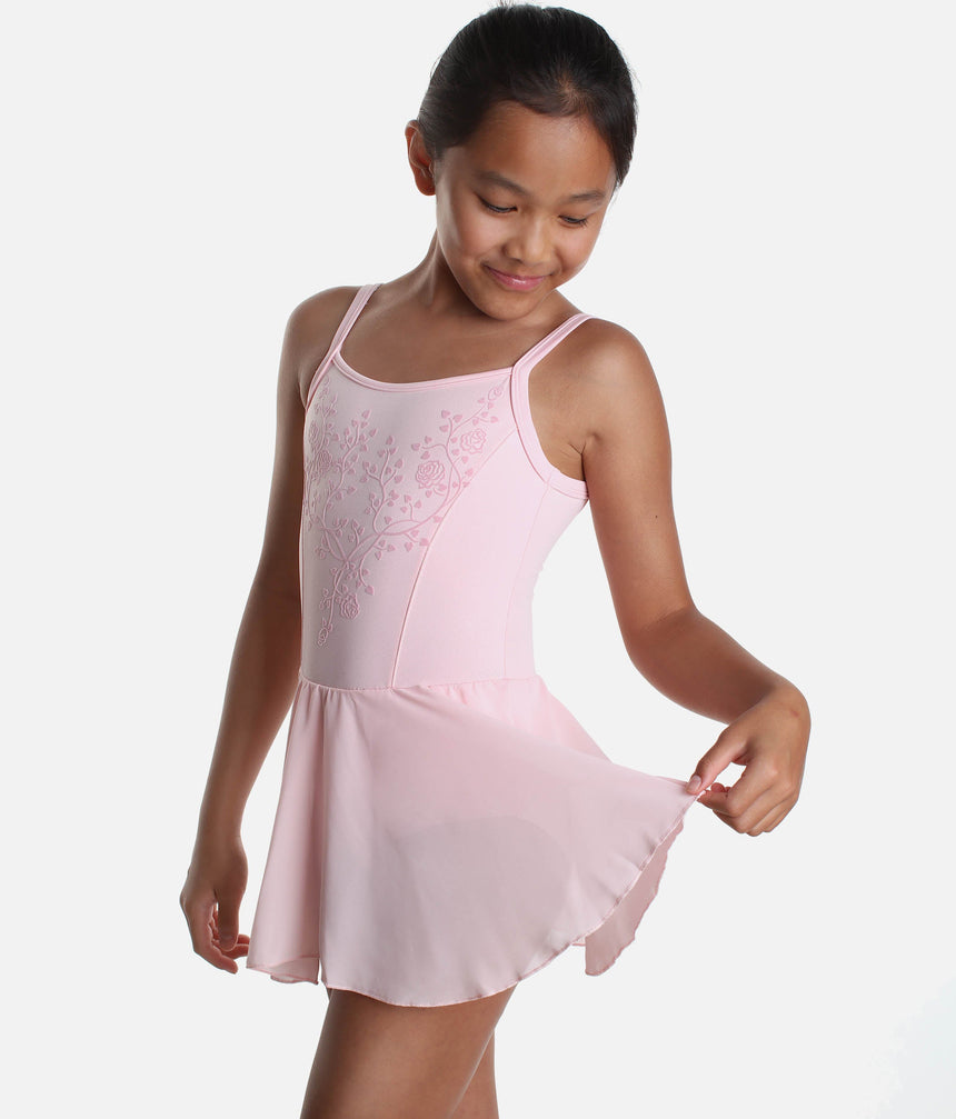 Girls Camisole Skirted Leotard, Alora Ballet Dress - 0507