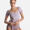Short Puff Sleeves Leotard, Wrap Style - DIRNDL