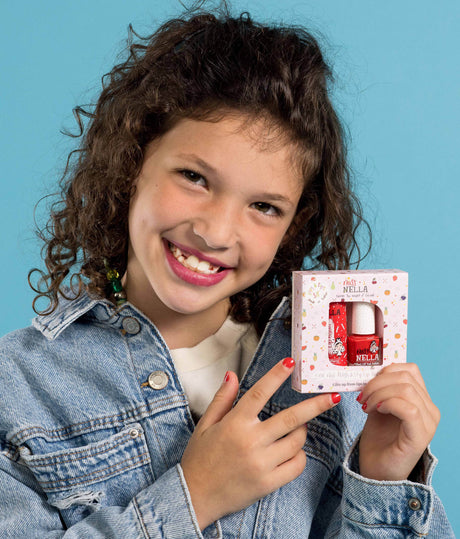 Peel-Off Nail Polish & Lip Balm, Cherry + Luvvy Wuvvy DUO Set