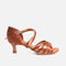 DanceArt Ladies Latin Competition Dance Shoes, Satin Dance Heels 5cm - 217
