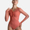 Draped Bodysuit With Long Puff Sleeves - GRES