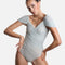 Off Shoulder Draped Leotard - GRES