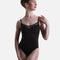HANNE Thin-Strap Leotard, Sculpting Fit with Sheer Tulle Back - 31732