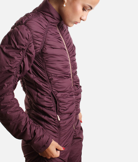 Draped Padded Jacket - PARA CUTE