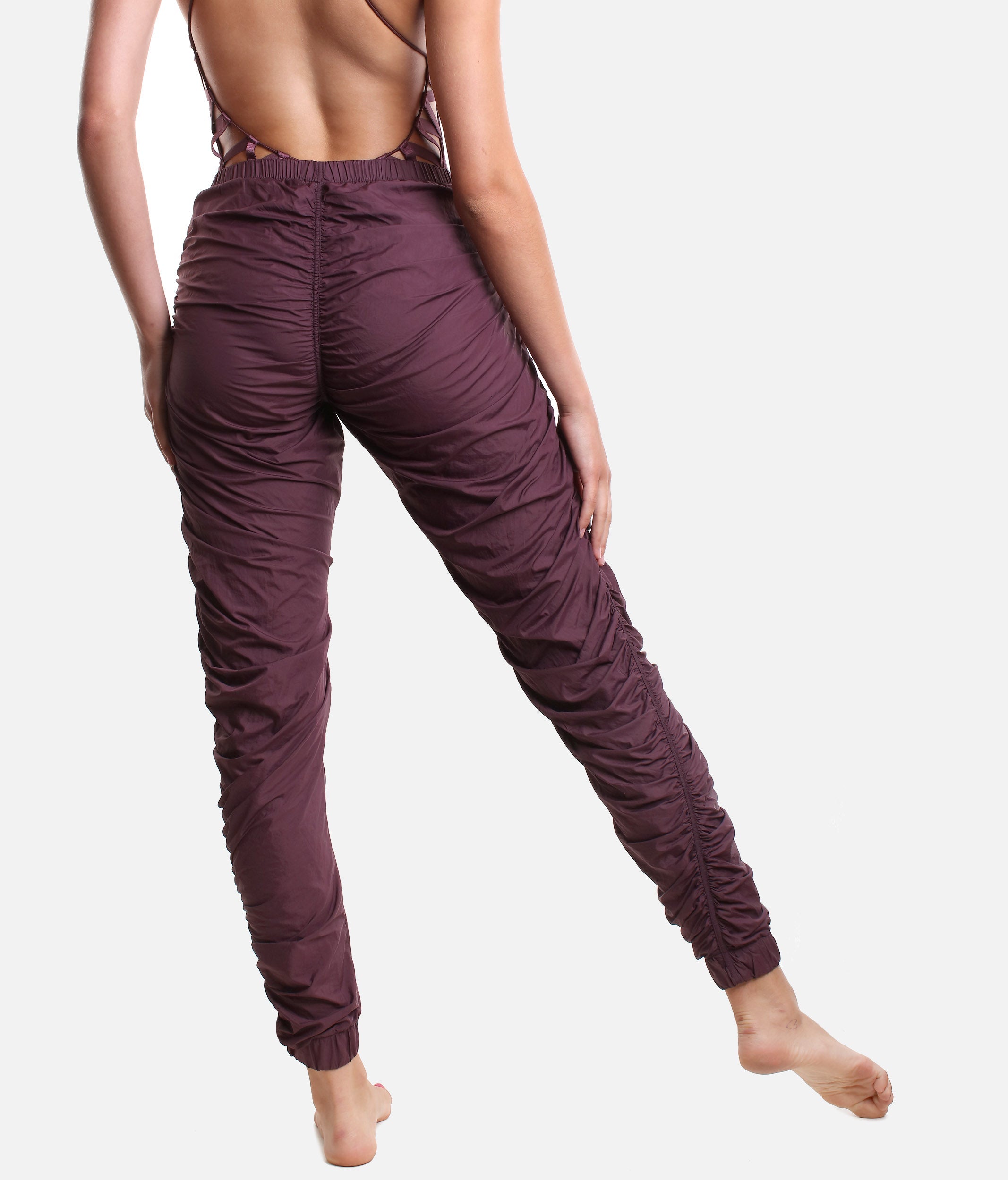 Draped Track Pants - PARA CUTE