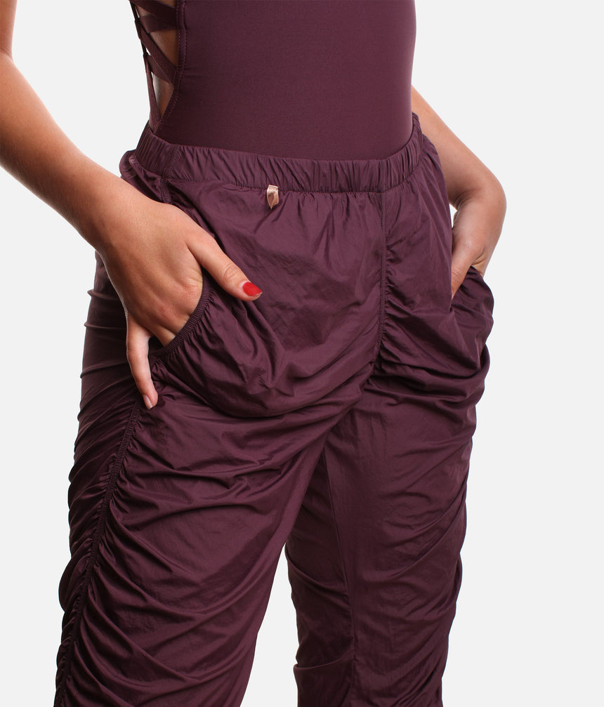 Draped Track Pants - PARA CUTE