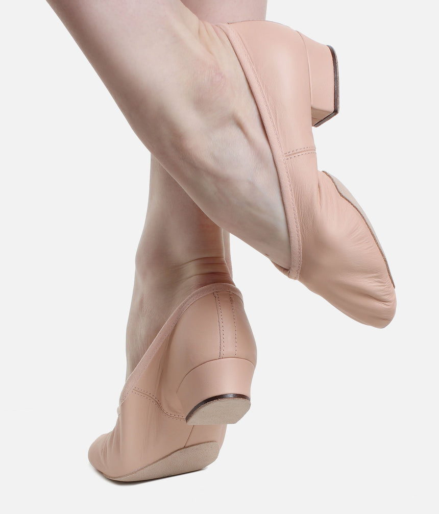 PARIS Leather Split Sole Teaching Shoe, Designed for Ballet Instructors - S0427