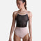 Camisole Ballet Leotard with Mesh Bodice & Open Scoop Back - RDE1889