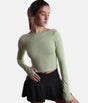 Your Favorite Long Sleeve Reversible Top - Pistachio