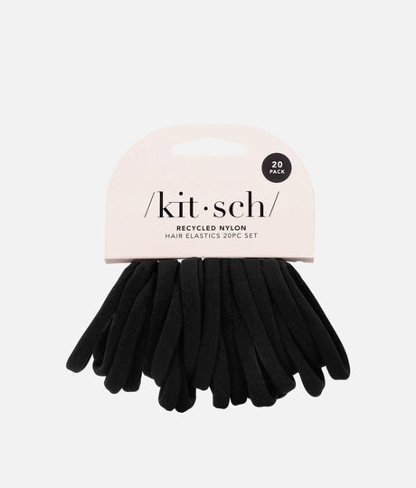 Recycled Nylon HAIR ELASTICS for All Hair Types - Soft, Strong & Stylish