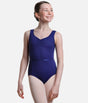 Girls Sleeveless Leotard With Fixed Ruche - ELIZABETH