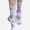 Meh Face Mid-Calf Gym Socks - Cushy Comfort with a Quirky Twist