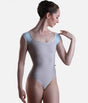 Beautiful Sleeveless Ballet Leotard with Contrast Velvet Trim – WENDY