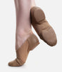 Bloch Neo-Flex Leather Slip-On Jazz Shoes, Tan • S0495
