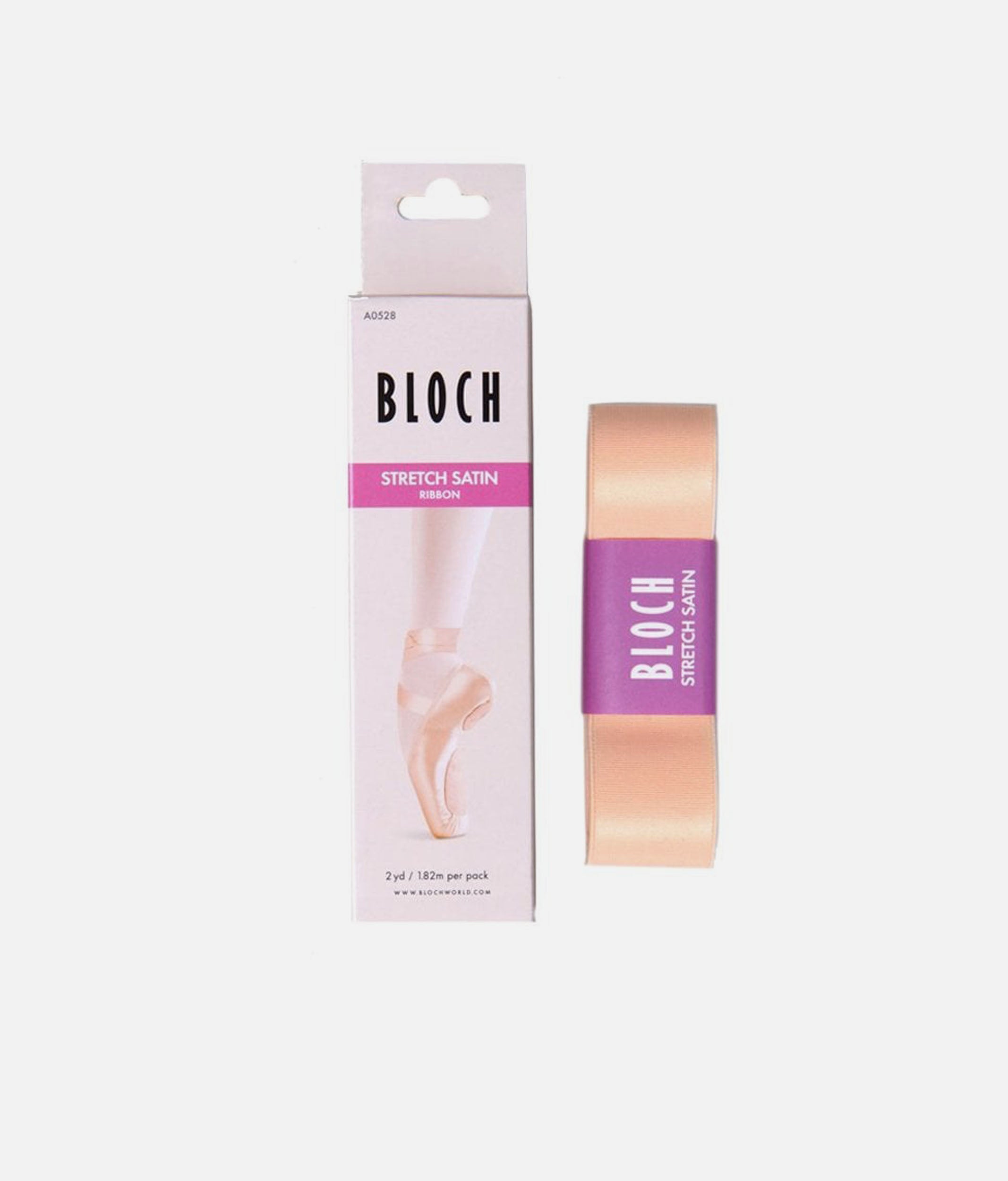 Satin Pointe Shoe Ribbon, Stretch - 0528