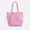 BLOCH Petite Studio Dance Bag A330S in Bonbon, showing padded handles, an external mesh pocket and zipped shoe access.