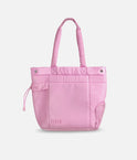 BLOCH Petite Studio Dance Bag A330S in Bonbon, showing padded handles, an external mesh pocket and zipped shoe access.