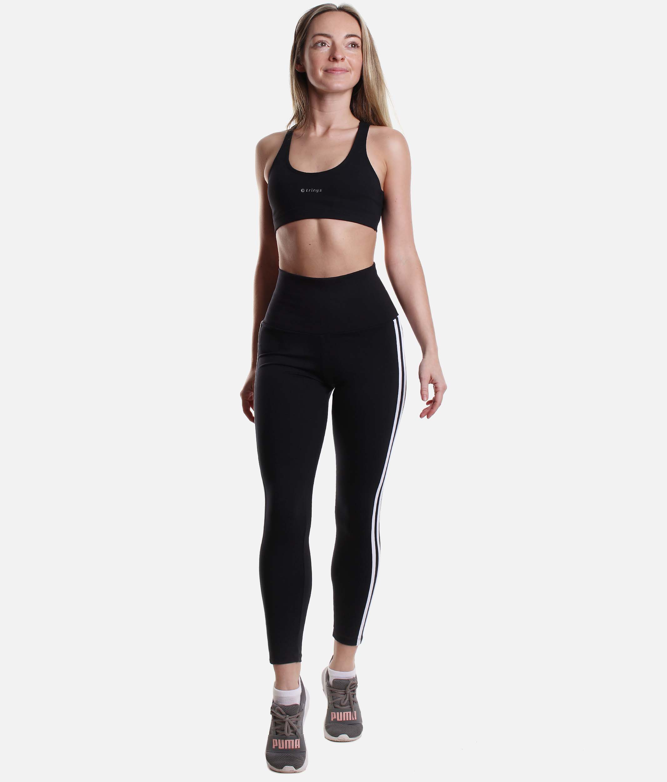 Contrast High Compression Leggings - A 854