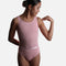 Girls Scooped Neck Ballet Leotard With Belt, RAD Exam Approved - JUNE / AIMIEE