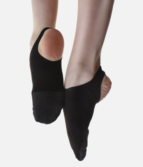 Half-Sole Compression Dance Socks, Targeted Support - ALPHA SHOCKS with TRACTION